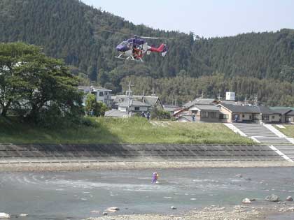 平成15年年度多治見市水防訓練